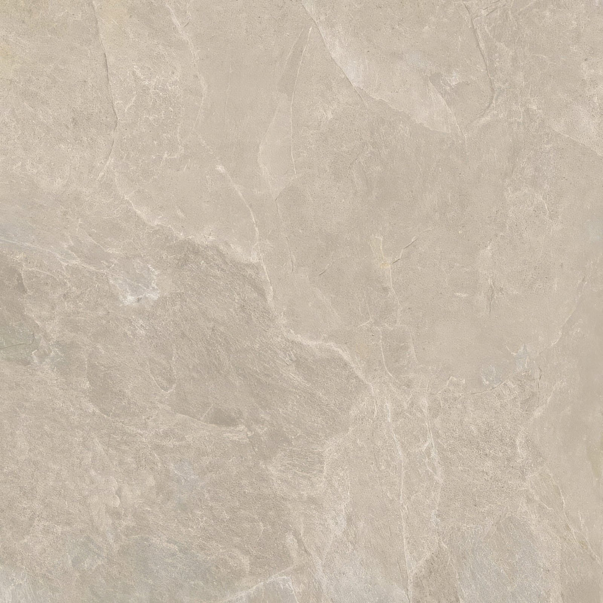 Genesis Beige Matt Porcelain 120 x 120cm beige marble-effect porcelain tile with subtle veining and a matt finish