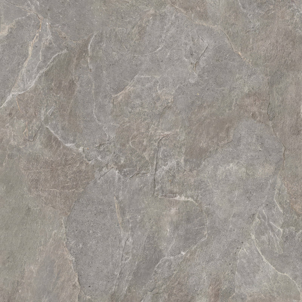 Genesis dark grey matt porcelain tile 120 x 120cm with gray stone-effect, natural veining, and subtle texture