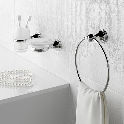 Genoa Soap Dish in Chrome - Origins Living, view 2