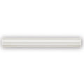 Off-white ceramic giralda cascara cream pencil tile with smooth glossy finish and subtle horizontal ridges