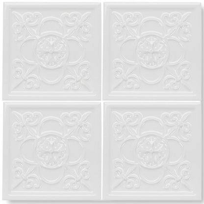Giralda Hielo White Decor Tile