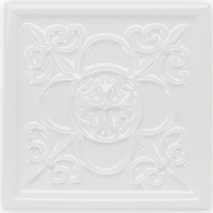 Giralda Hielo White Decor Tile