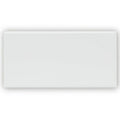White rectangular ceramic Giralda hielo tile with smooth glossy finish ideal for walls and floors