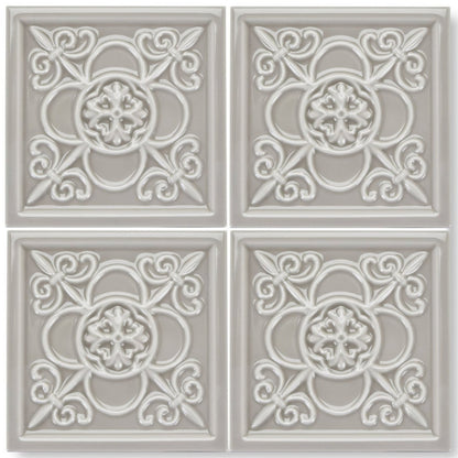 Giralda Niebla Grey Decor Tile