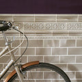 Giralda Niebla Grey Decor Tile – detail view 2