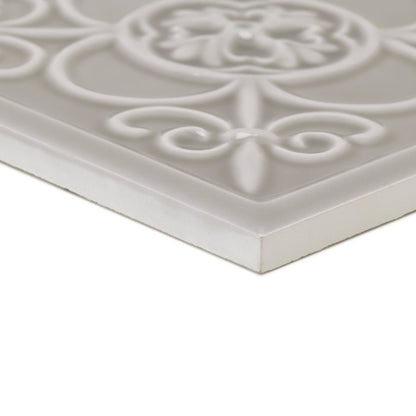 Giralda Niebla Grey Decor Tile