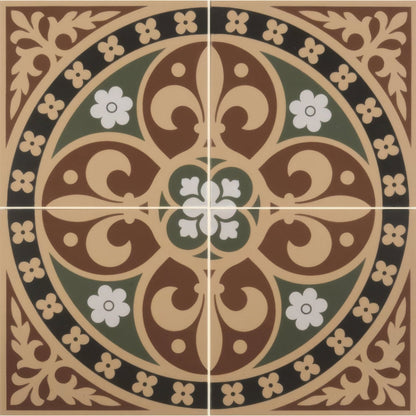 Gladstone 4 Tile Set Green/Red