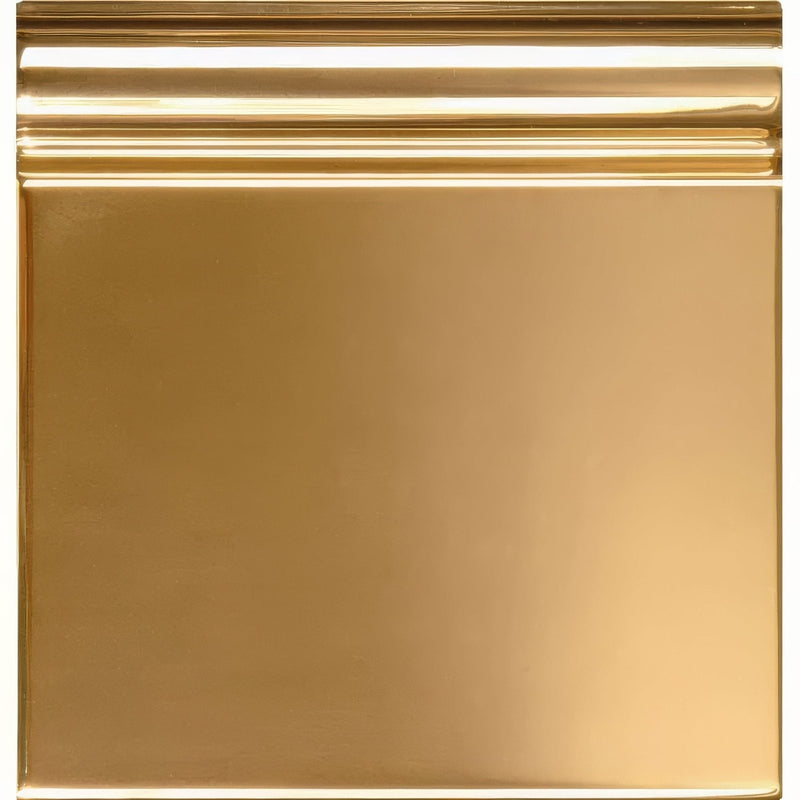 Gold (metallic) Skirting Tile