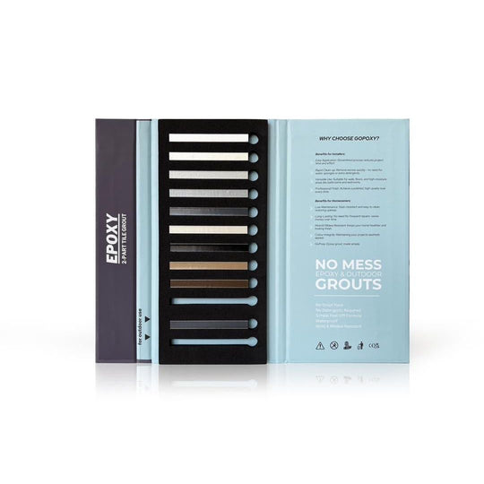 GoPoxy Grout Chart