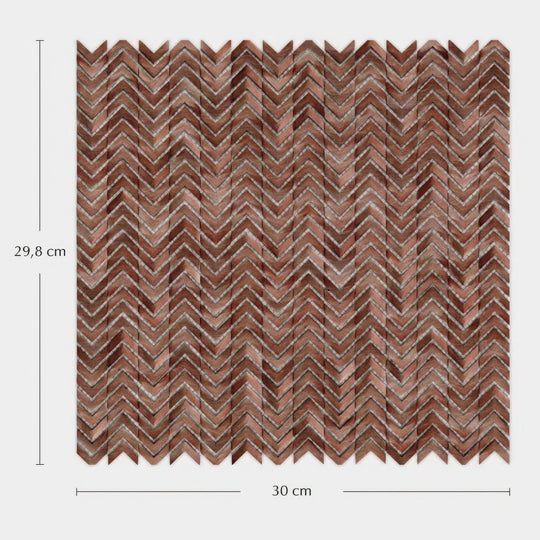 Gravity Aluminium Arrow Copper Mosaic - alternate view