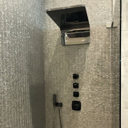 Gravity Aluminium Arrow Gold Mosaic