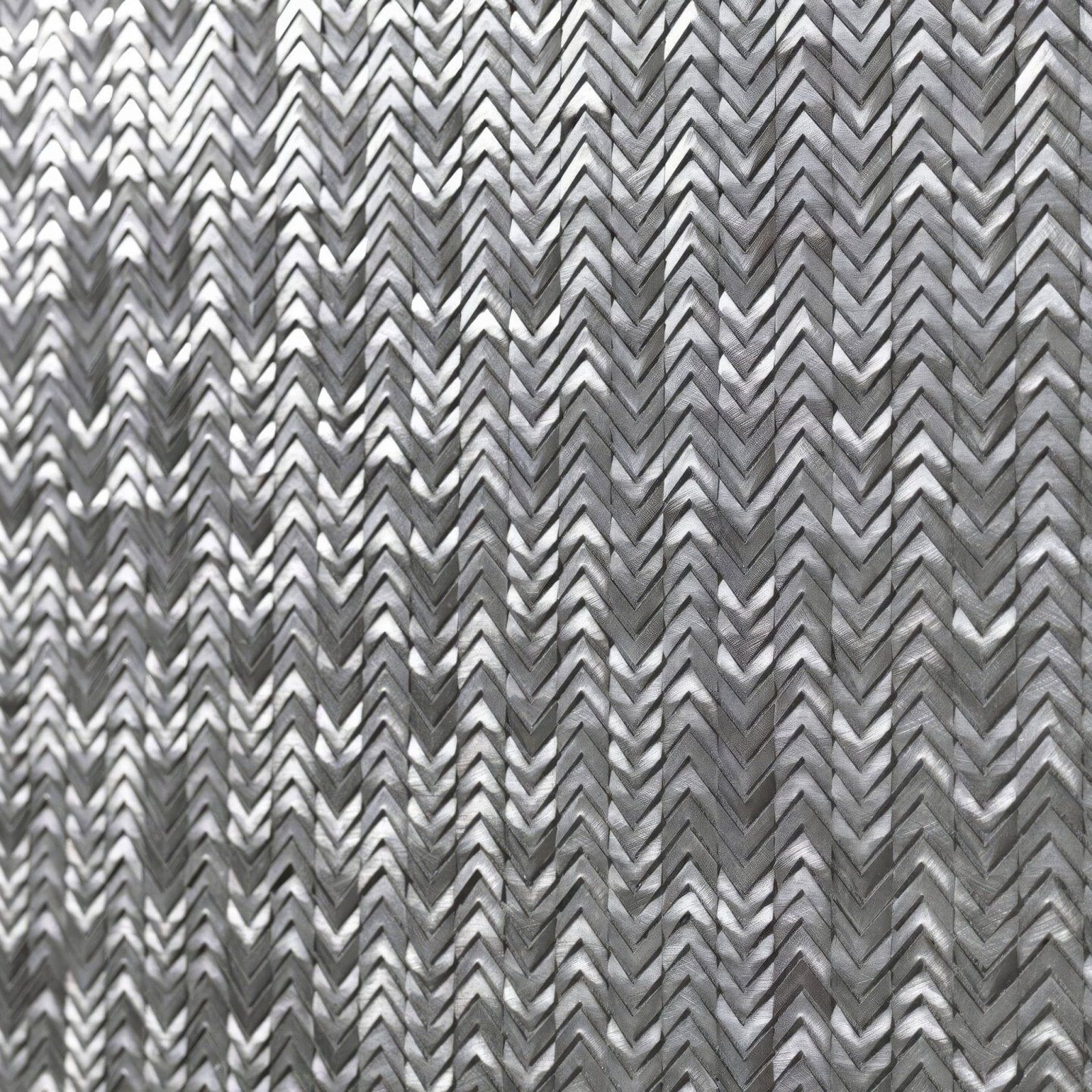 Gravity Aluminium Arrow Metal Mosaic silver chevron aluminium mosaic tile panel