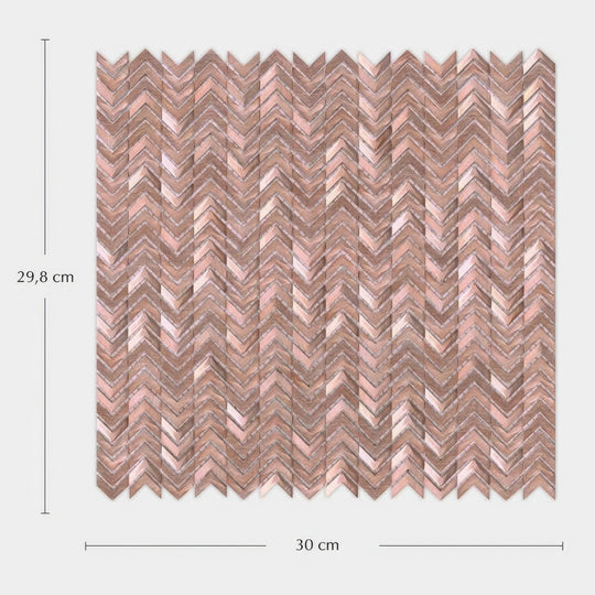 Gravity Aluminium Arrow Rose Gold Mosaic - alternate view