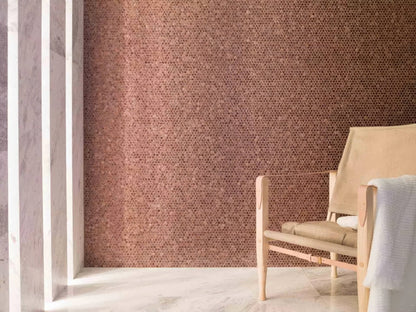 Gravity Aluminium Hexagon Copper Mosaic