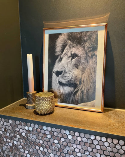 Gravity Aluminium Hexagon Metal Mosaic