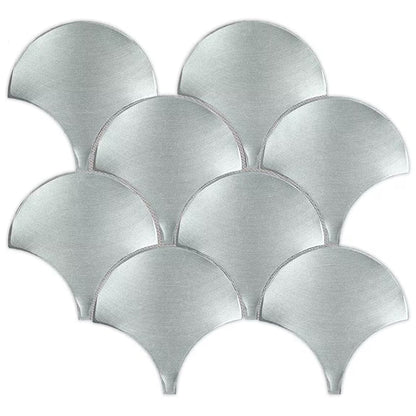 Gravity Aluminium Shell Aquamarine Mosaic