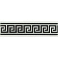 Greek Key Jet Black On Brilliant White – pattern detail