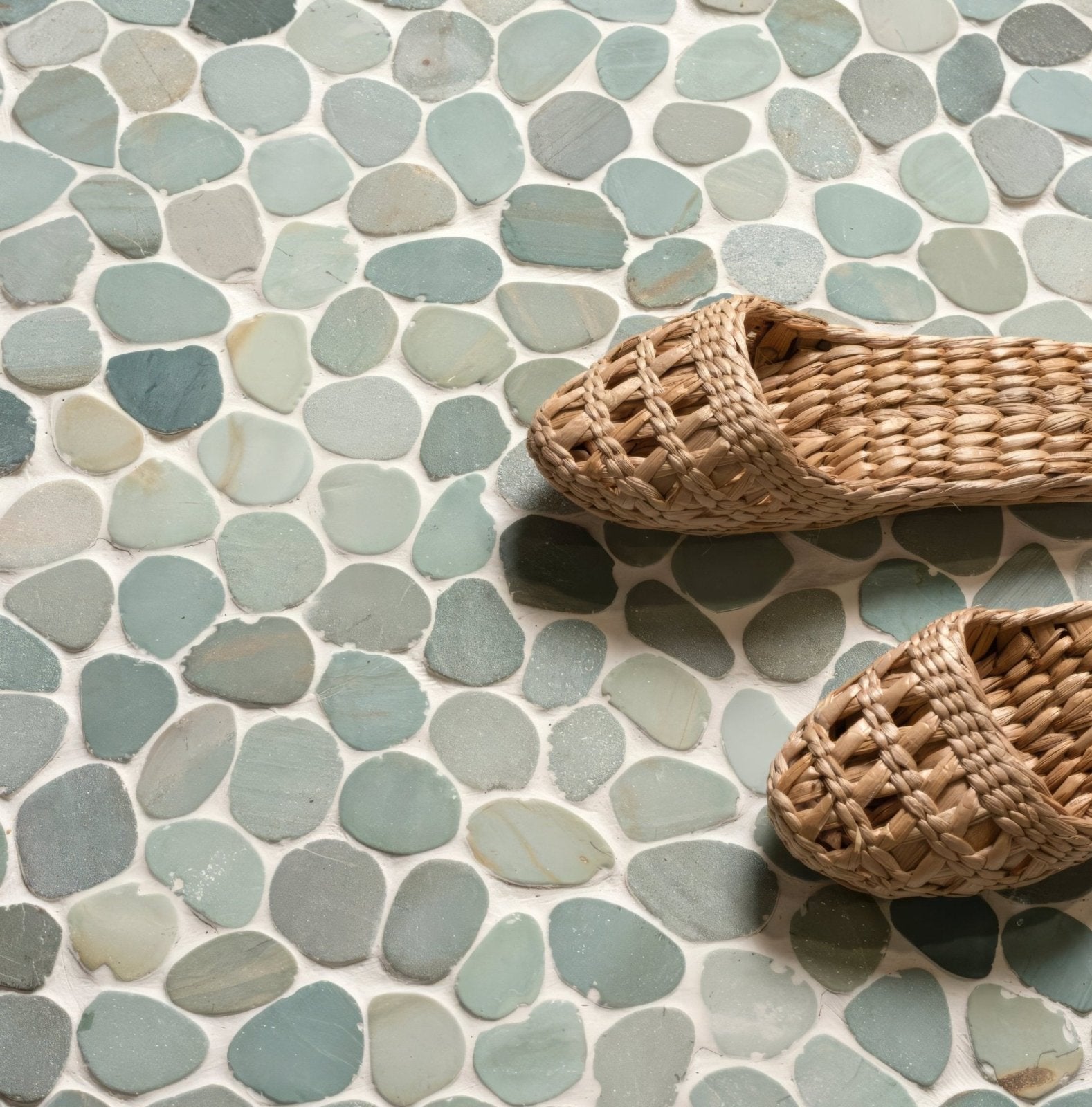 Green Balihai Pebble Mosaics