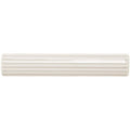 Cream-colored ceramic pillar with vertical bundled reed ridges from the Hadleigh collection for home decor