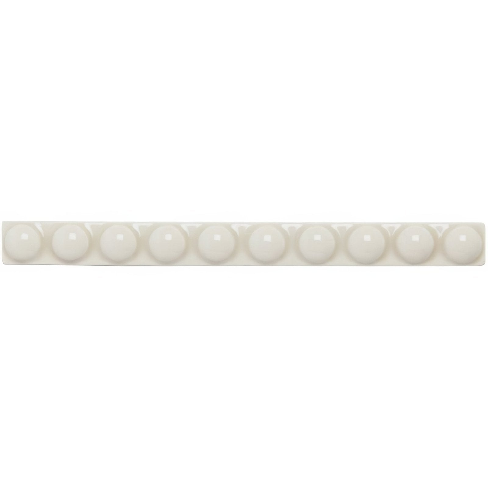 Hadleigh empire sleek white led light bar with evenly spaced spherical bulbs for modern lighting solutions
