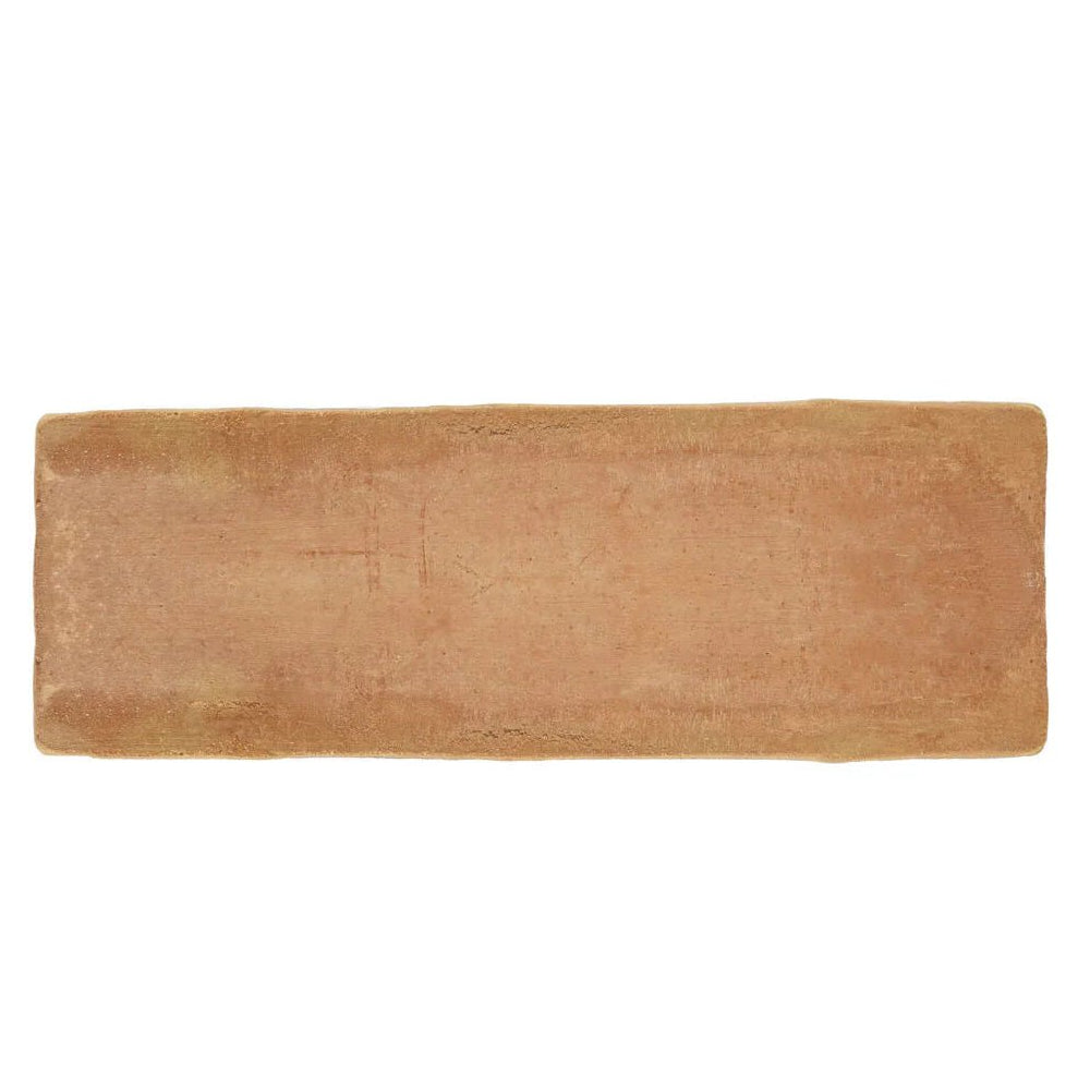 Handmade Classic Terracotta Rectangle Tile 10x30cm