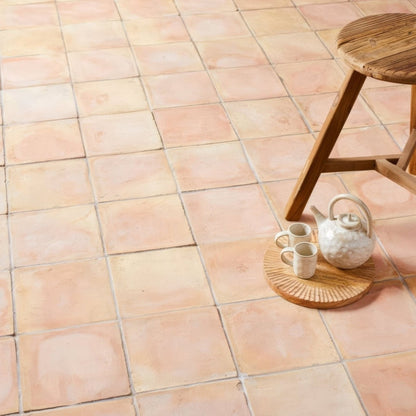Handmade Classic Terracotta Square Tile 20 x 20cm