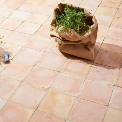 Handmade Classic Terracotta Square Tile 30.5x30.5cm