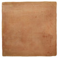 Handmade classic terracotta square tile 30.5x30.5cm with a rustic textured surface in terracotta color
