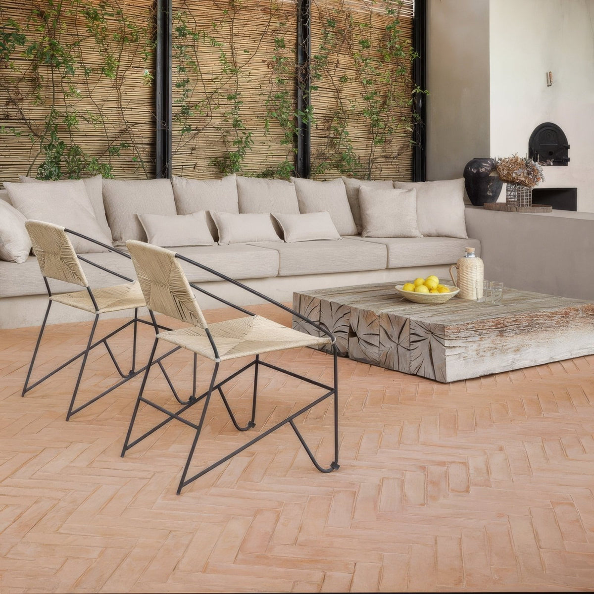 Handmade Terracotta Parquet 30 x 7.5cm terracotta parquet tiles
