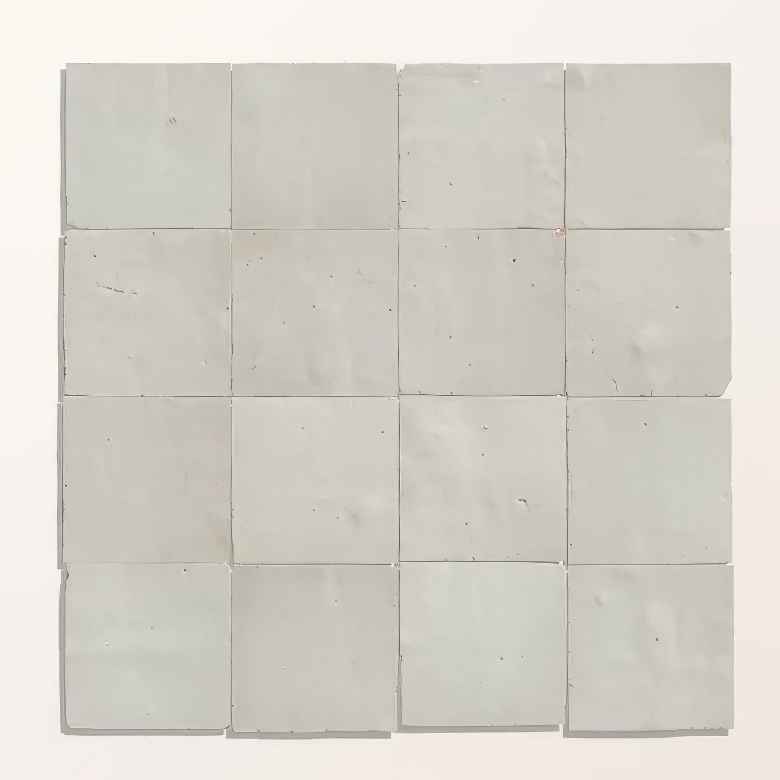 Handmade White Zellige Gloss Tile 10x10cm – detail view 5
