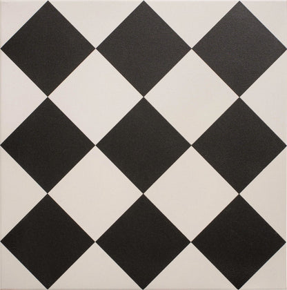 Harlequin Large Black on Chalk