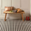 Harlequin Small Black on Chalk