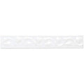 White rectangular ceramic tile helmingham beaulieu with subtle wavy textured surface ideal for wall and floor use