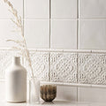 White ceramic vase helmingham chelsea with smooth rounded body and narrow neck for elegant home decor
