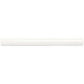 Helmingham Chelsea white ceramic drawer pull with smooth glossy finish and rounded edges for furniture drawers