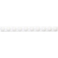 White ceramic vanity light fixture helmingham empire with evenly spaced rounded globe bulbs