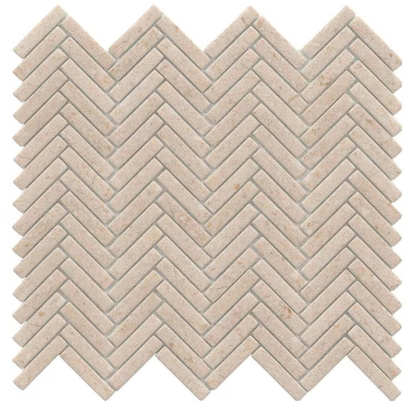 Herringbone Dorcia Marfil Mosaic