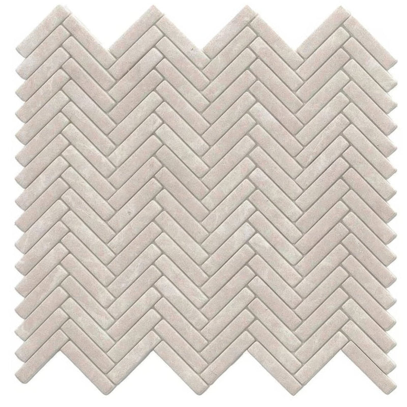 Herringbone Mystic Beige Mosaic