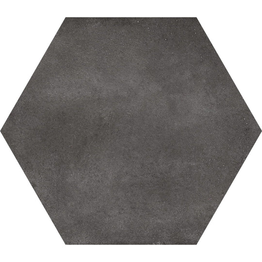 Hexagon Black Plain - alternate view