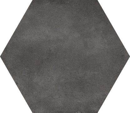 Hexagon Black Plain