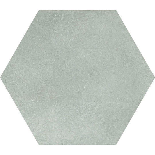 Hexagon Green Plain - alternate view