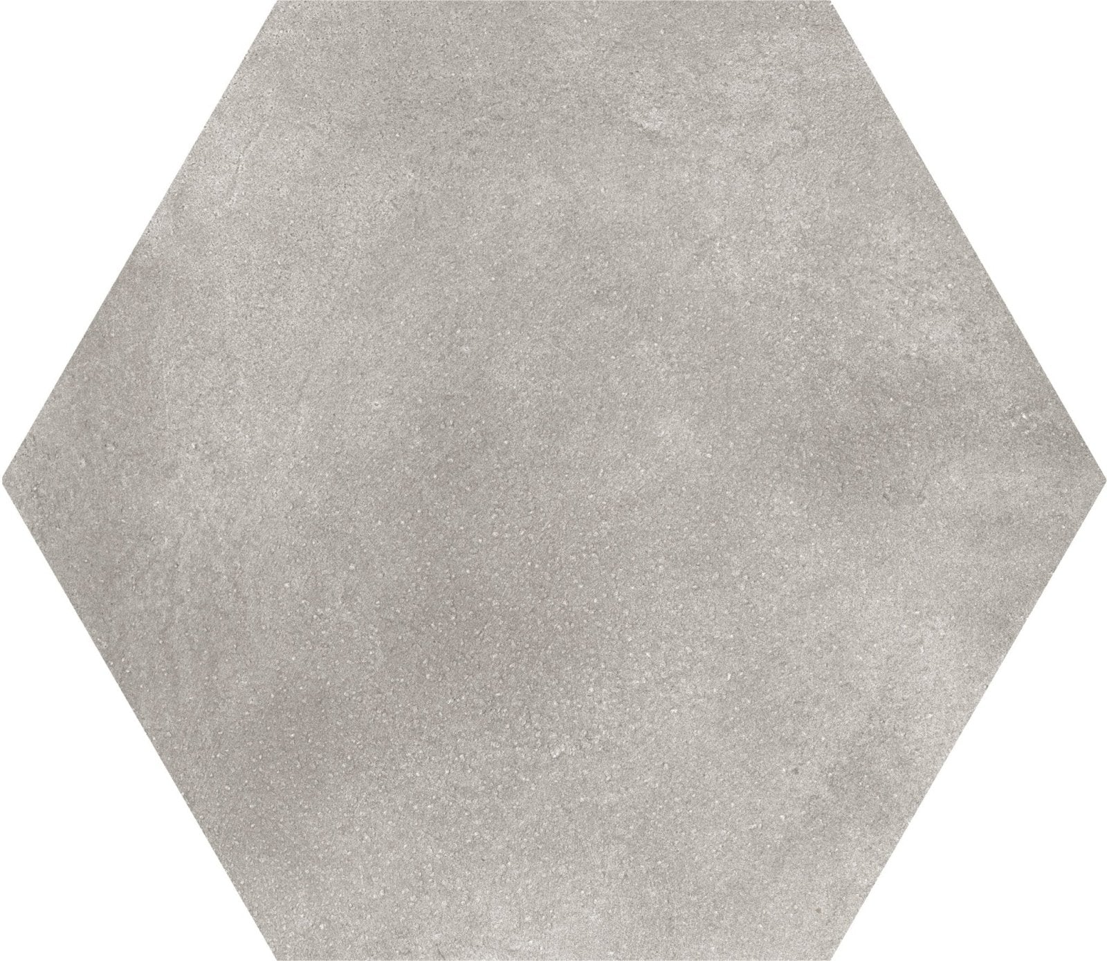 Hexagon Grey Plain