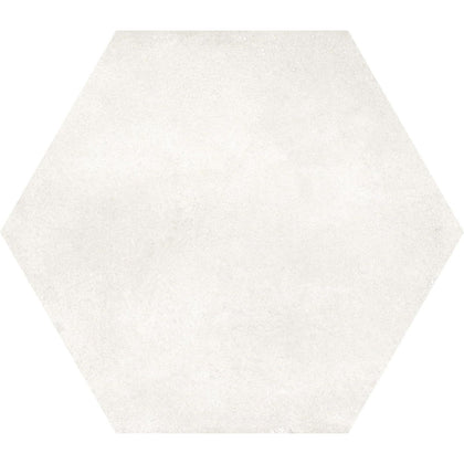 Hexagon White Plain