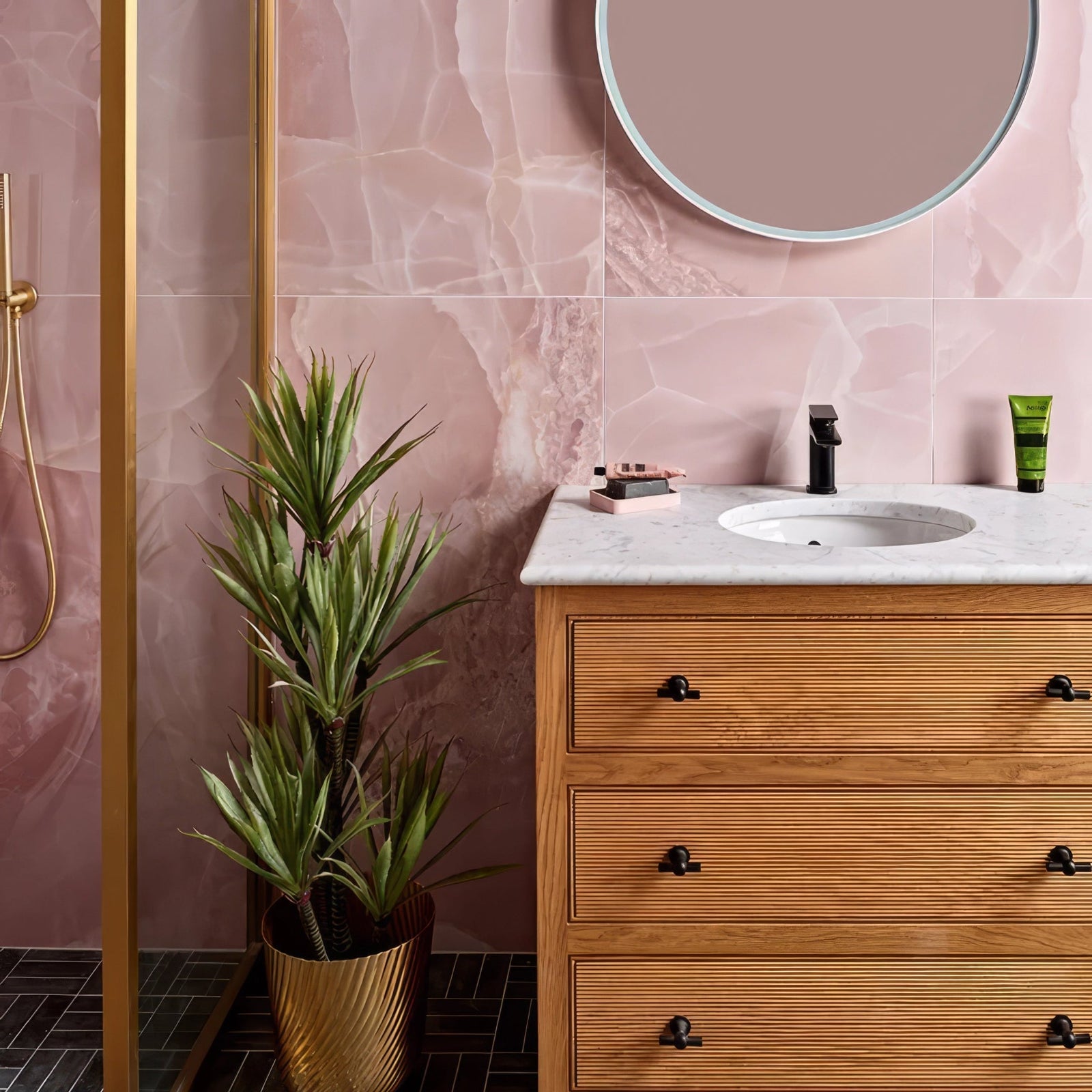 Hollywood Porcelain Rose Wall & Floor Tile 60x120cm – detail view 3