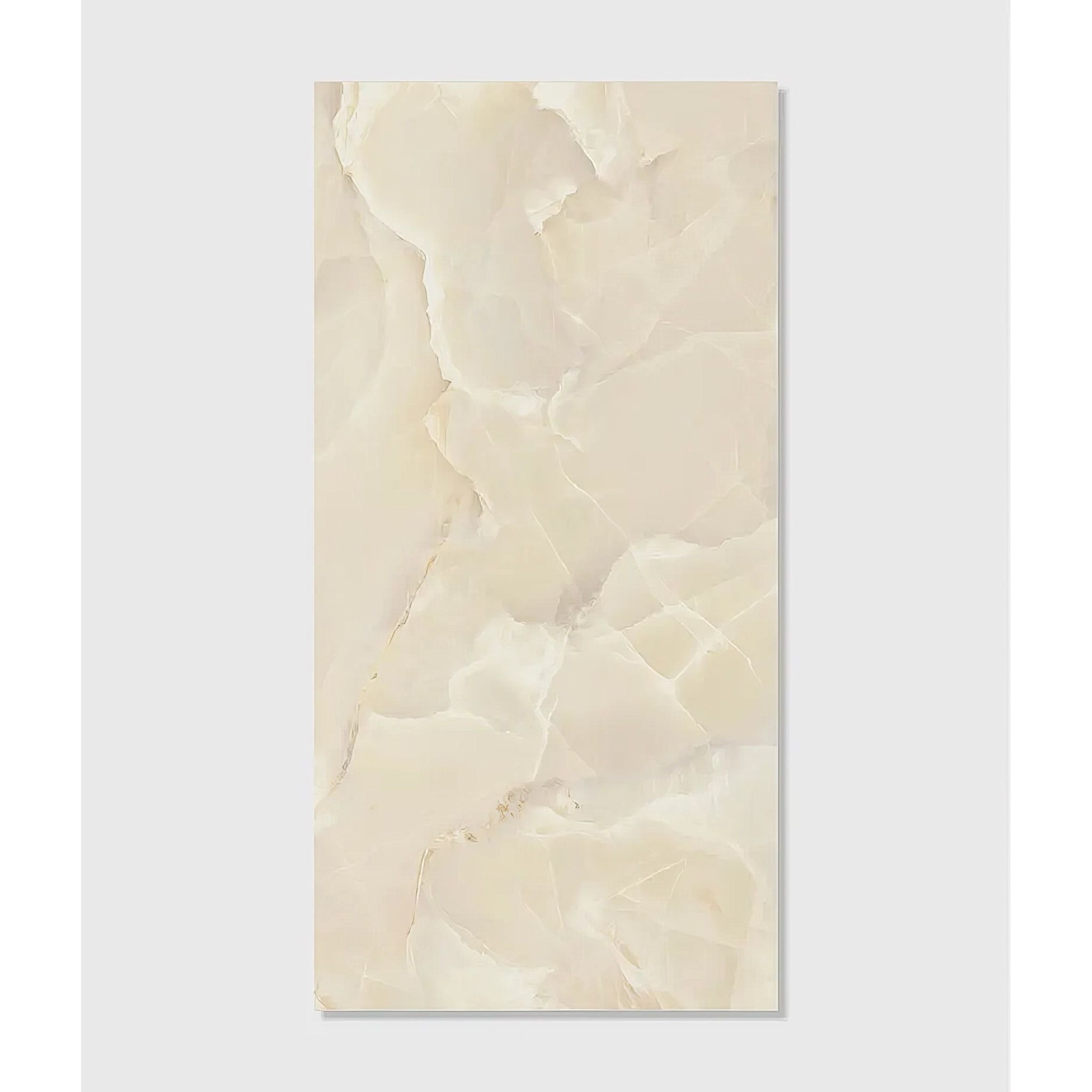 Cream-colored hollywood porcelain sand marble tile with a smooth polished surface and subtle veining