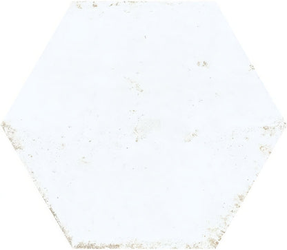 Hope White Hexagon Gloss Ceramic Wall