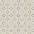 Geometric patterned huntingdon chester mews tile with repeating diamond shapes in beige cream and soft gold tones