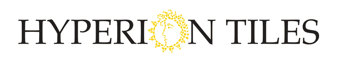 Hyperion Tiles logo with a stylized eye design above the text.
