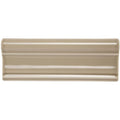 Ickworth Hampton beige ceramic tile with a glossy finish and three horizontal ridges for wall use