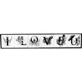 Rory Dobner I LOVE U Framed Tiles